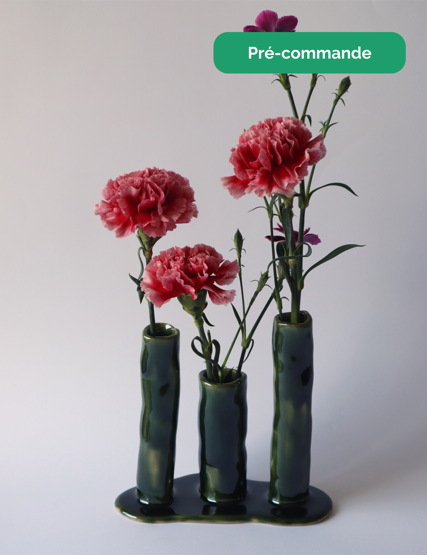 SOLIFLORE IKEBANA TROIS FLEURS