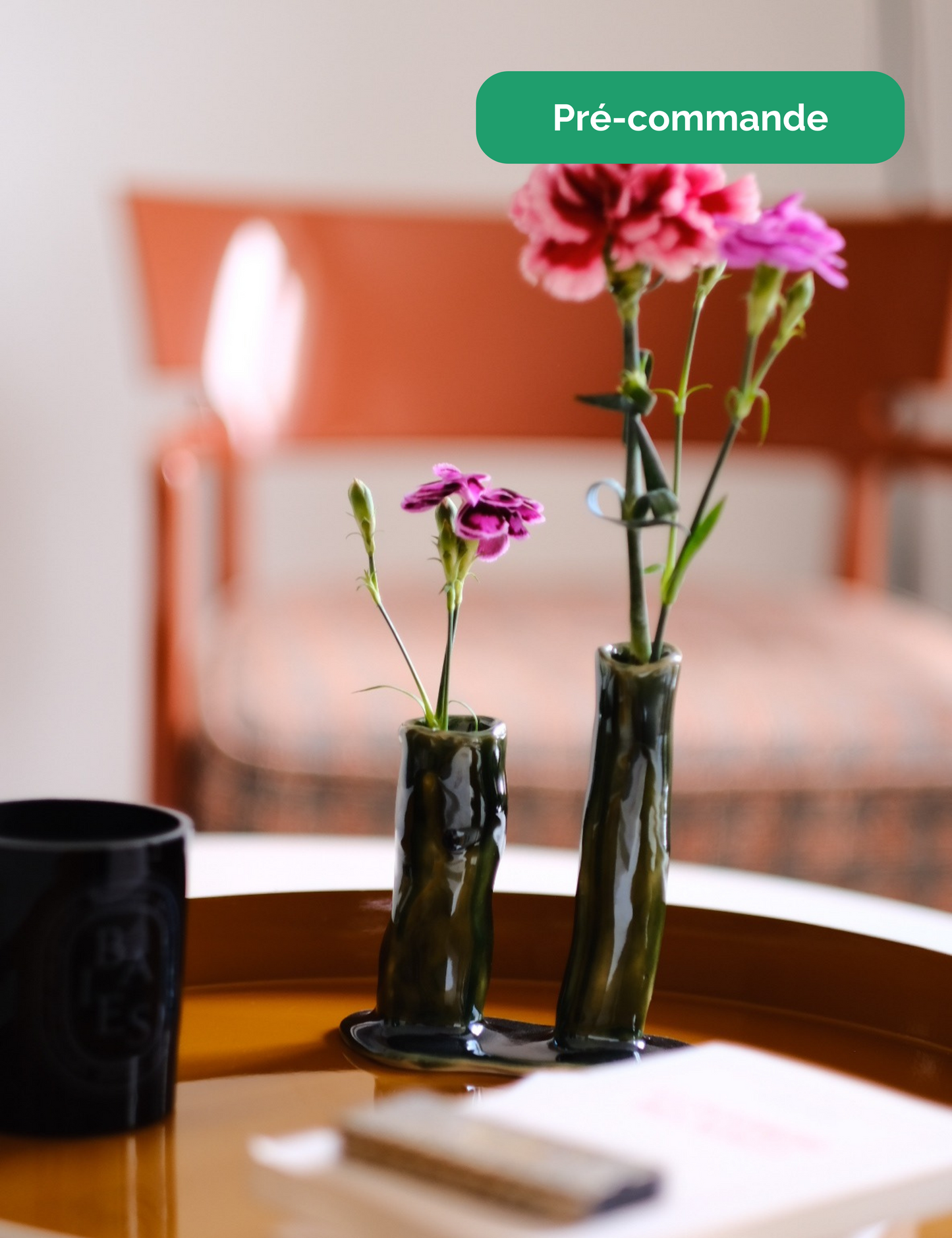 SOLIFLORE IKEBANA DEUX FLEURS